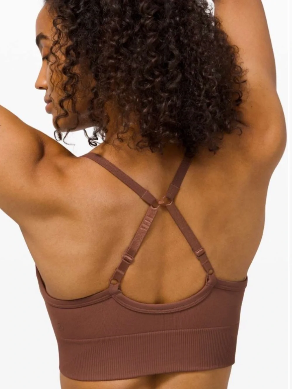 Lululemon Ebb to Street Bra Light Support C/D Cup Ancient Copper Size 4